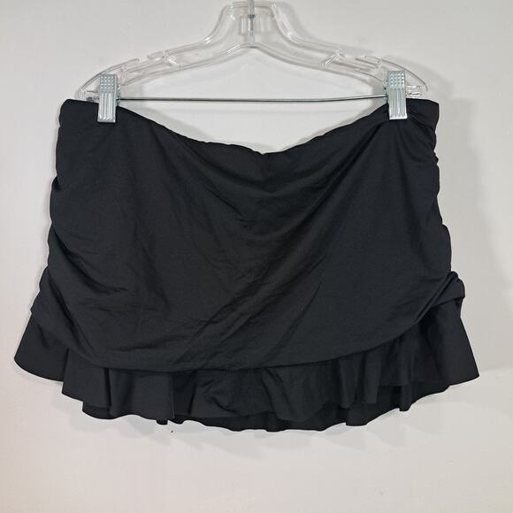 Leilani Other - Leilani Pull On Black Swim Skirt Women's Size 12